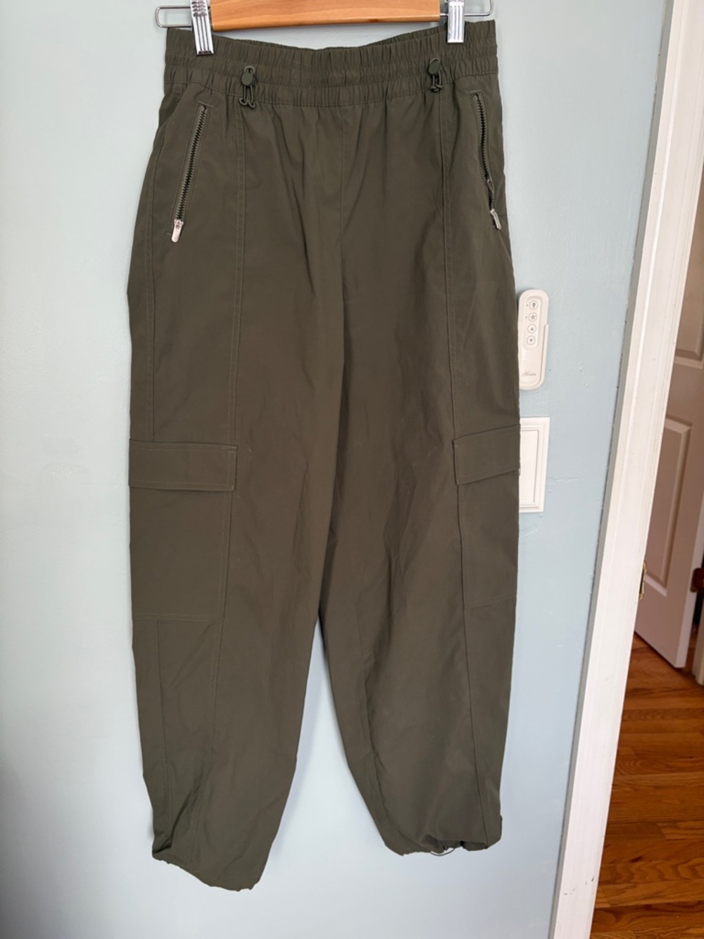Athleta Olive Cargo Jogger Pants